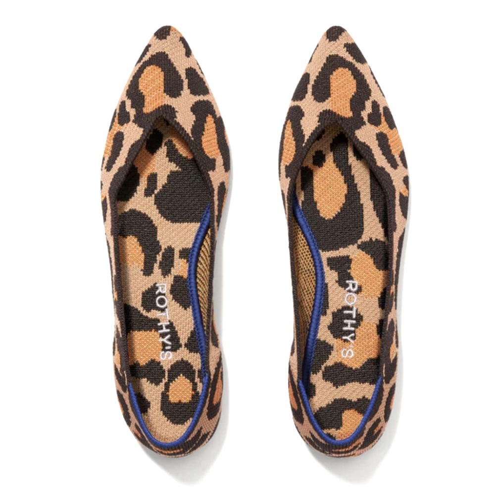 Rothy’s Big Cat Leopard Print Point